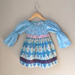 Matilda Jane Floral mixed print Peasant Top size 10
